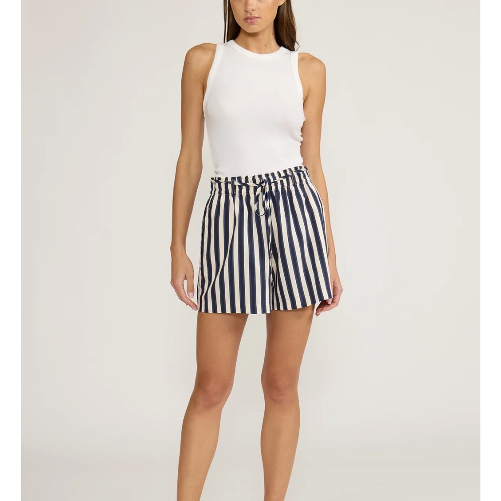 LucyParis New with Tags Navy Stripe Shorts-Small